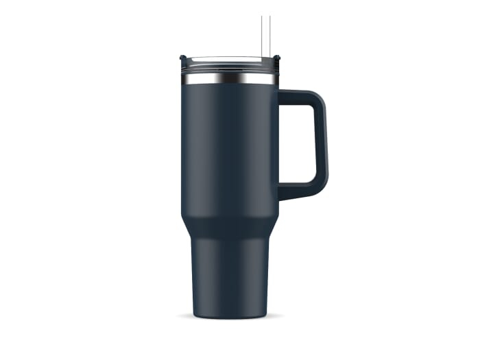 Mug publicitaire isotherme 1,2L Ozzy Bleu foncé